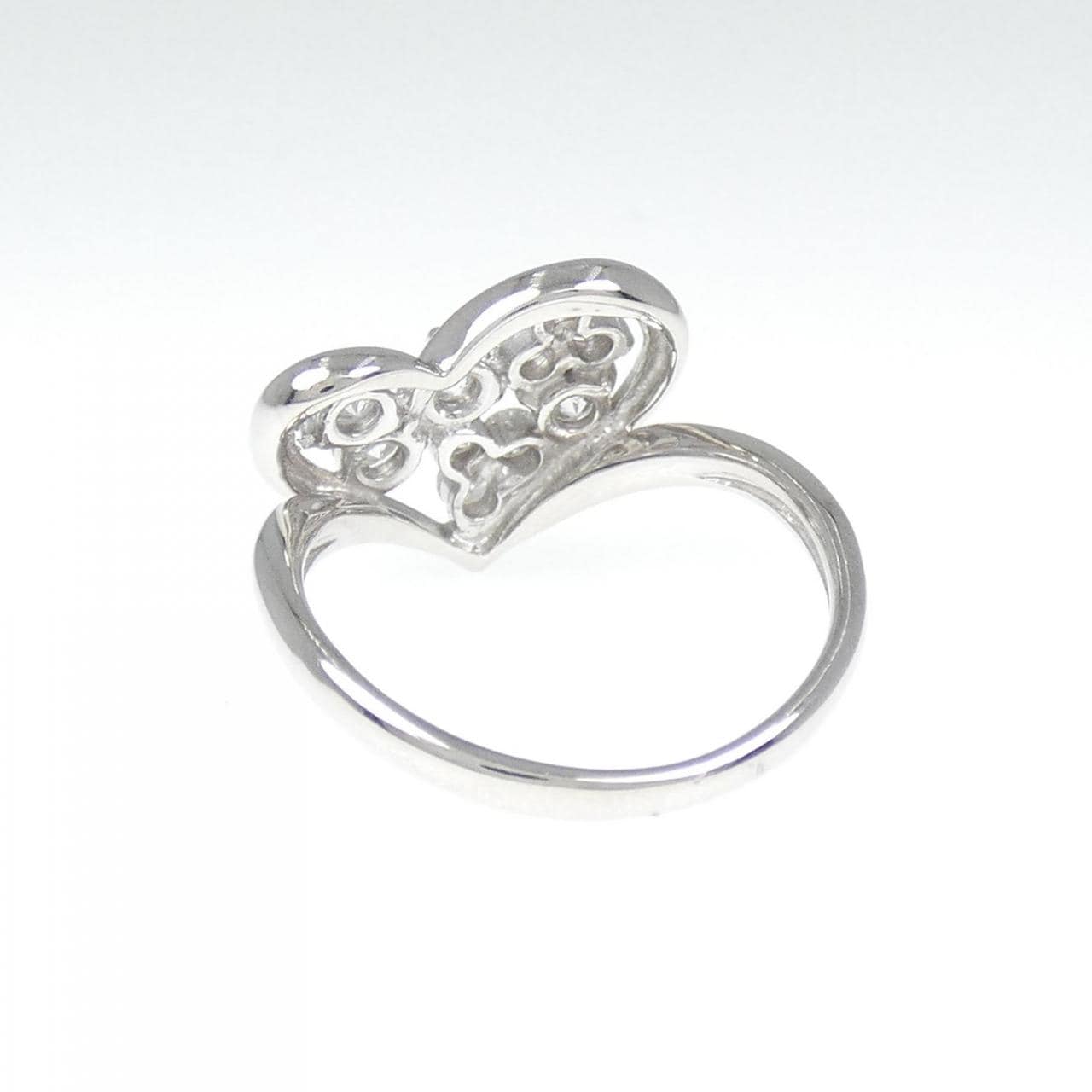 PT ハート ダイヤモンド リング 0.50CT