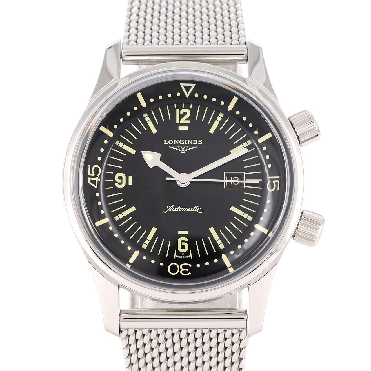 【新品】ロンジン レジェンドダイバー L3.374.4.50.6 SS 自動巻