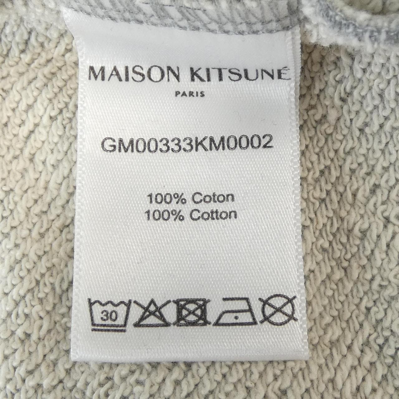 メゾンキツネ MAISON KITSUNE GM00333KM0002 スウェット