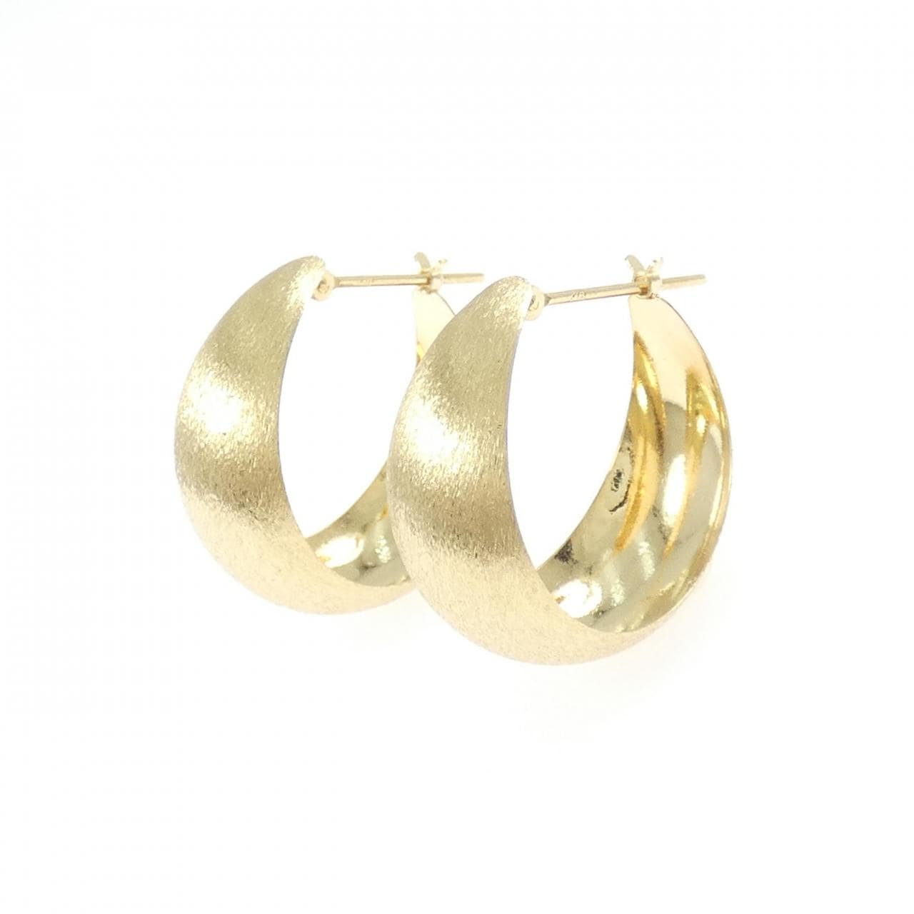 【新品】K18YG フープ ピアス