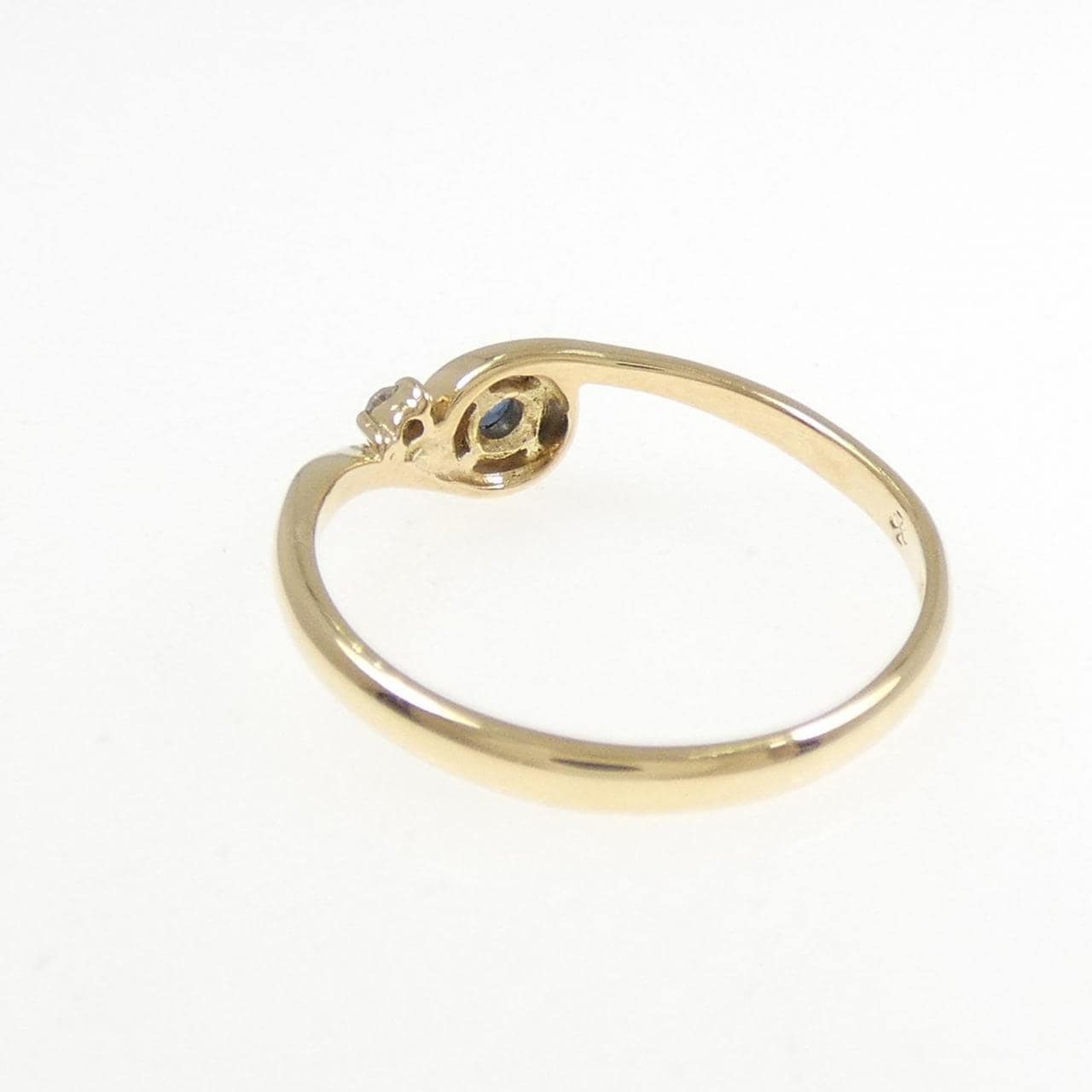 K18YG サファイヤ リング