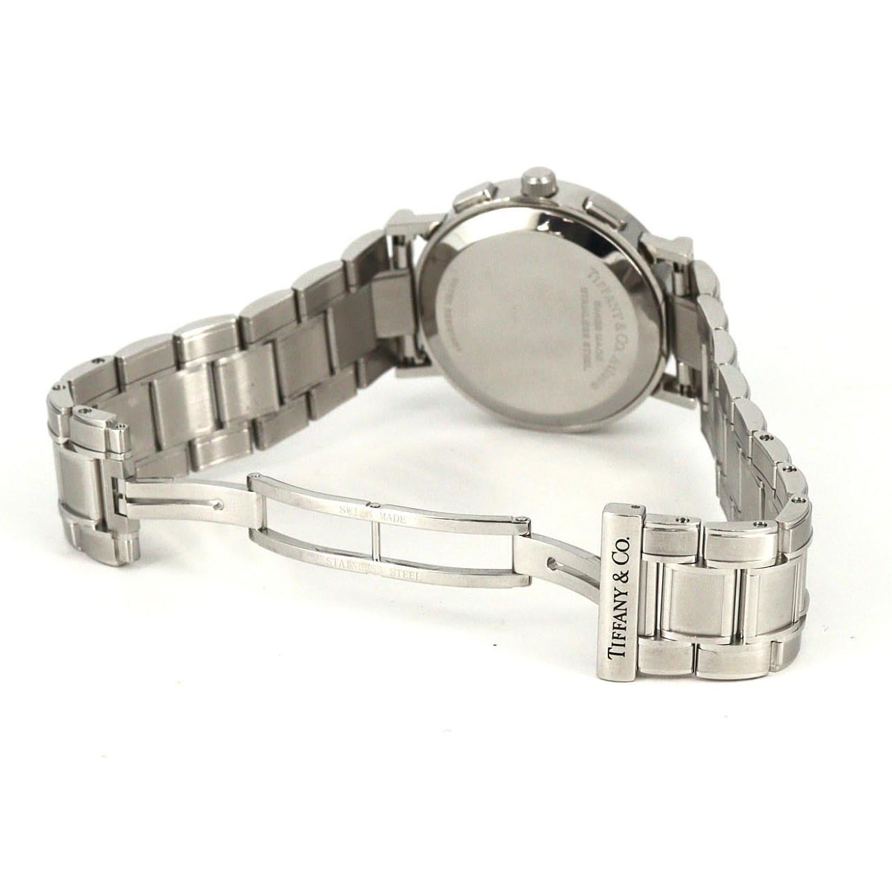 【ノーメンテナンス還元価格】ティファニー アトラスクロノグラフ Z0002.32.10A11A00A SS クォーツ