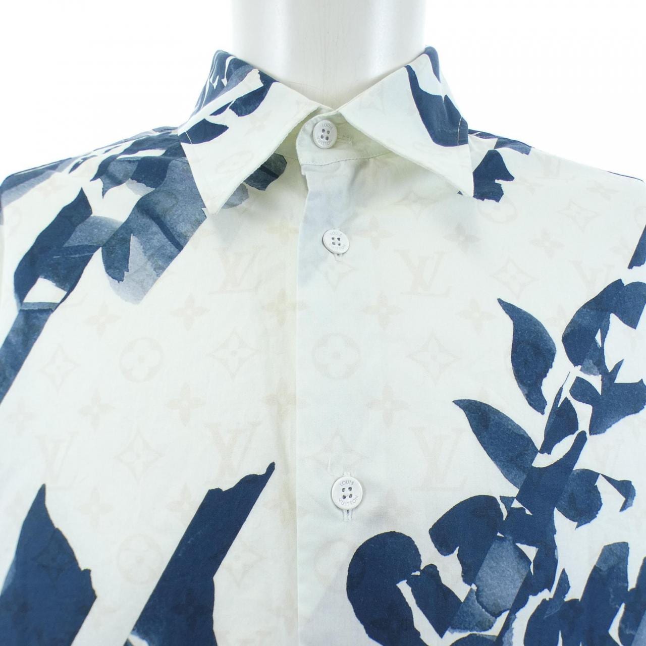 ルイヴィトン LOUIS VUITTON ロングスリーブプリンテッドコットンシャツ HQS13WFVO シャツ