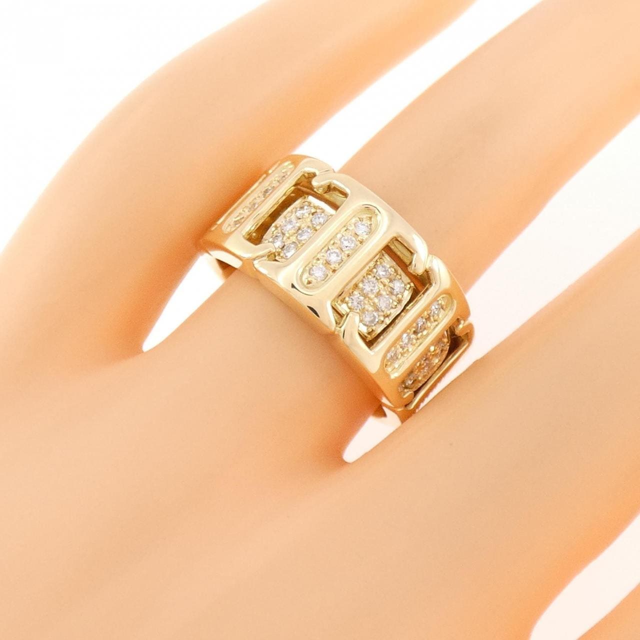 K18YG ダイヤモンド リング 0.35CT