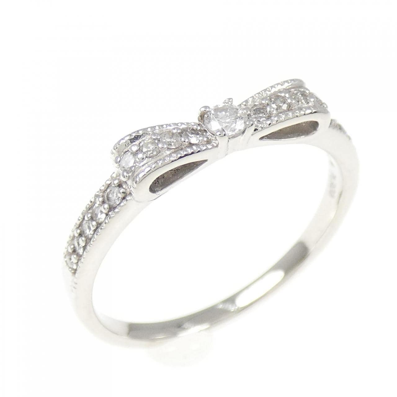 PT ribbon Diamond ring 0.20CT