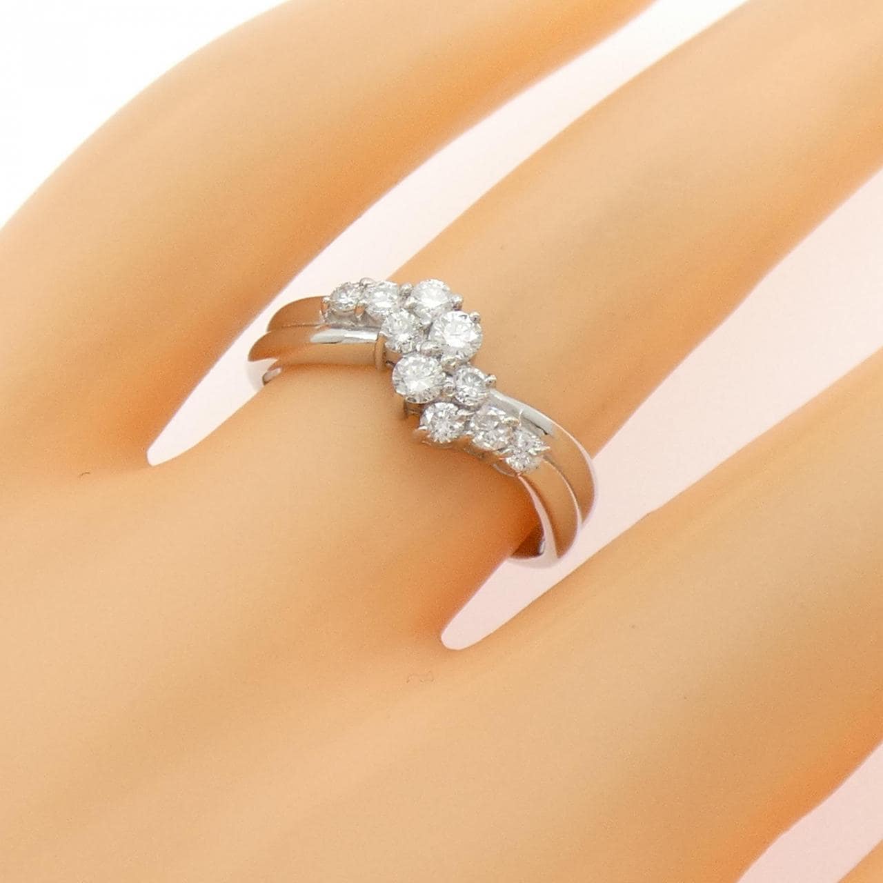 PT900 ダイヤモンド リング 0.38CT