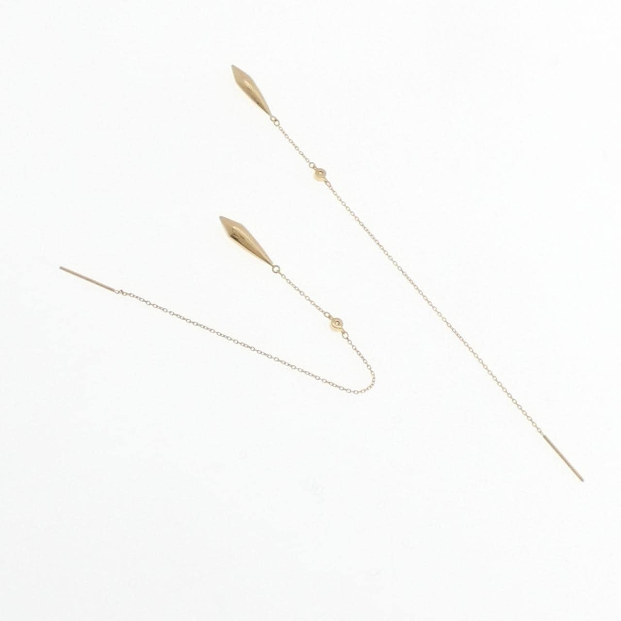 K18YG ダイヤモンド ピアス