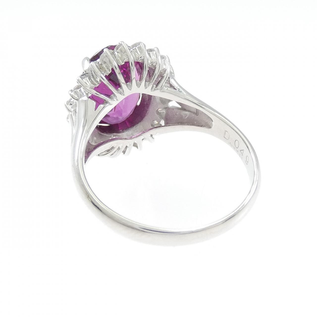 PT900 ガーネット リング 3.46CT