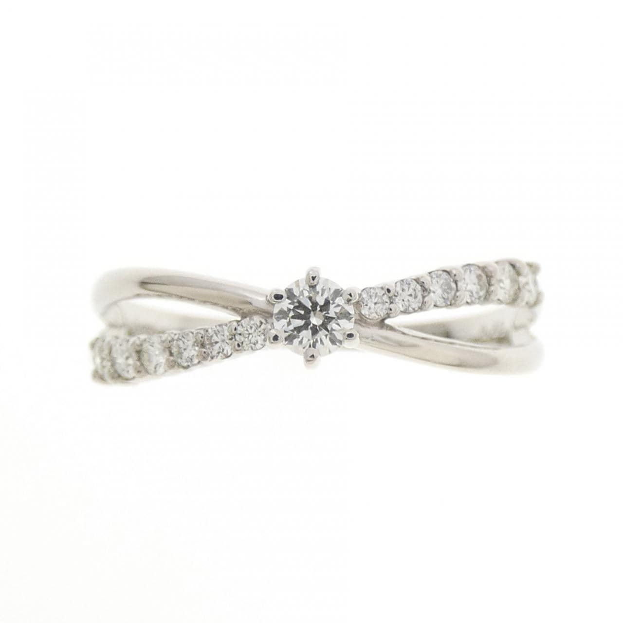 PT950 ダイヤモンド リング 0.22CT