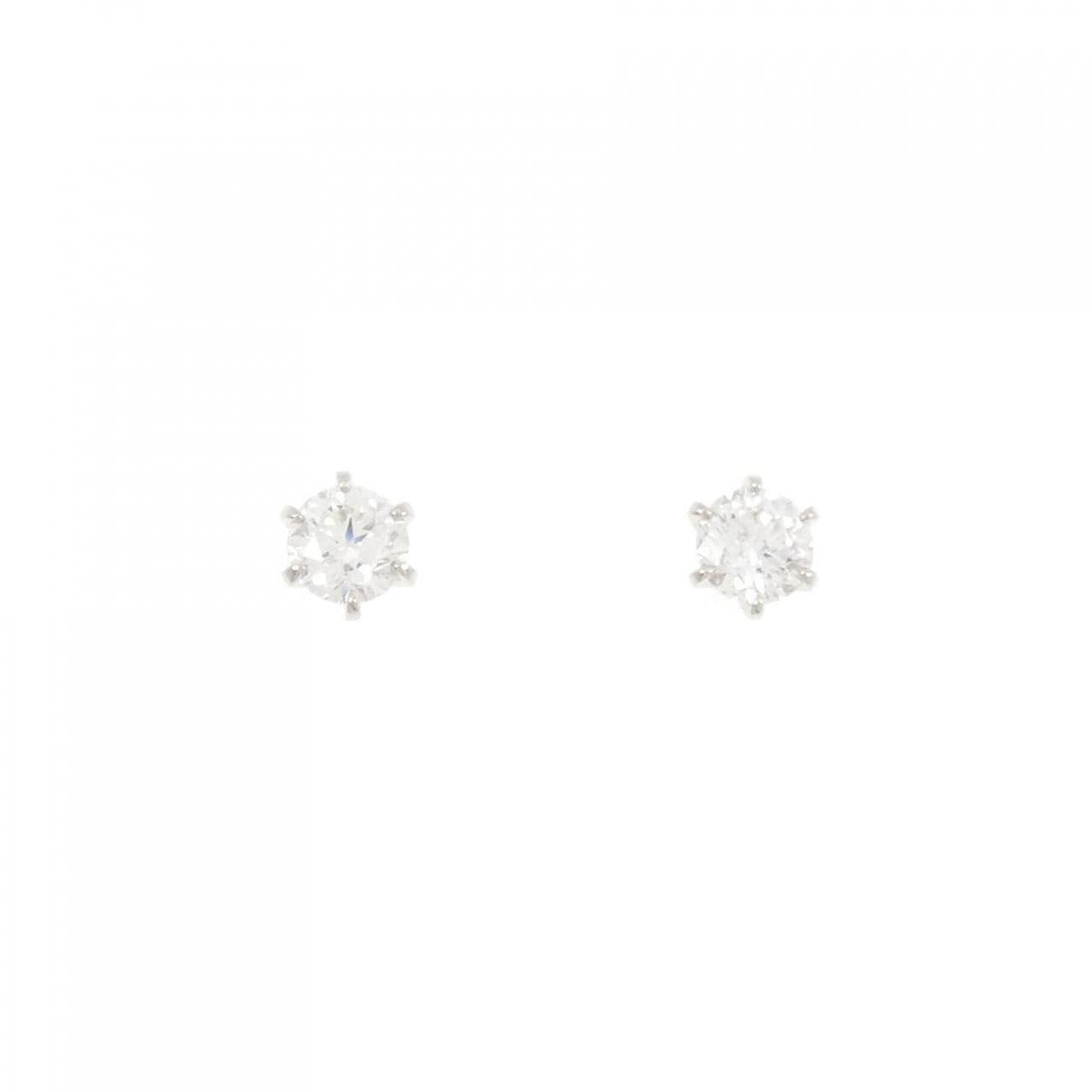 【リメイク】PT/ST ダイヤモンド ピアス 0.304CT 0.320CT E-F VS1 3EXT-EXT H&C