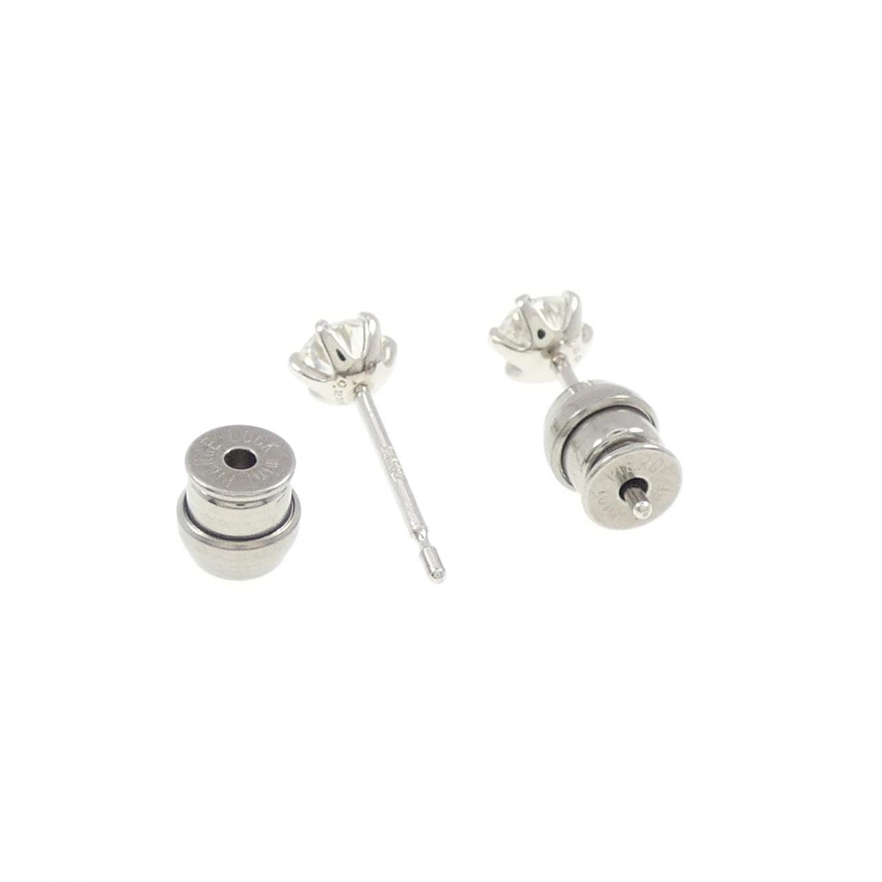 [Remake] PT/ST Diamond Earrings 0.221CT 0.230CT F SI2 VG-Good