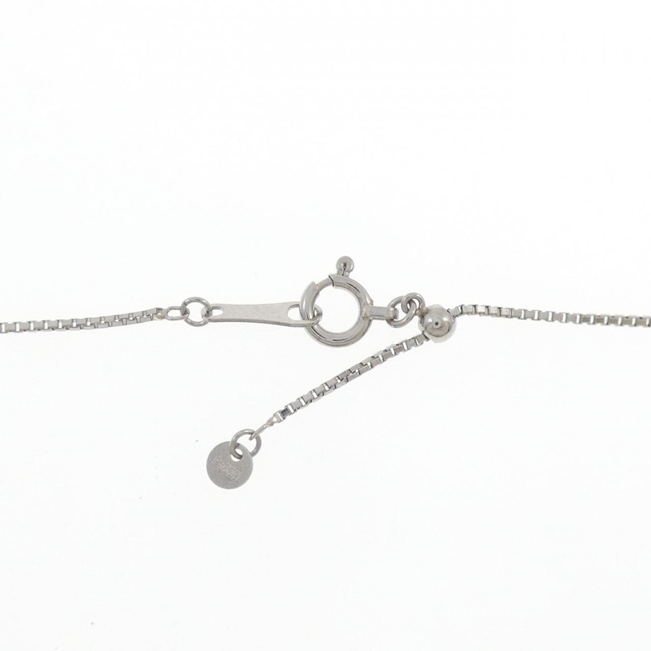 PT900/PT850 ハート サファイヤ ネックレス 1.29CT