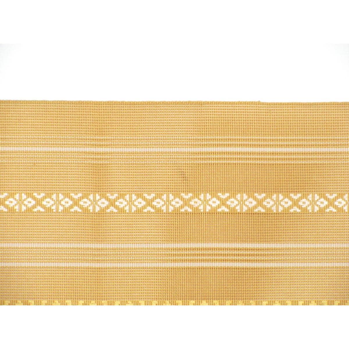 夏名古屋帯　【紗献上博多織】全通柄