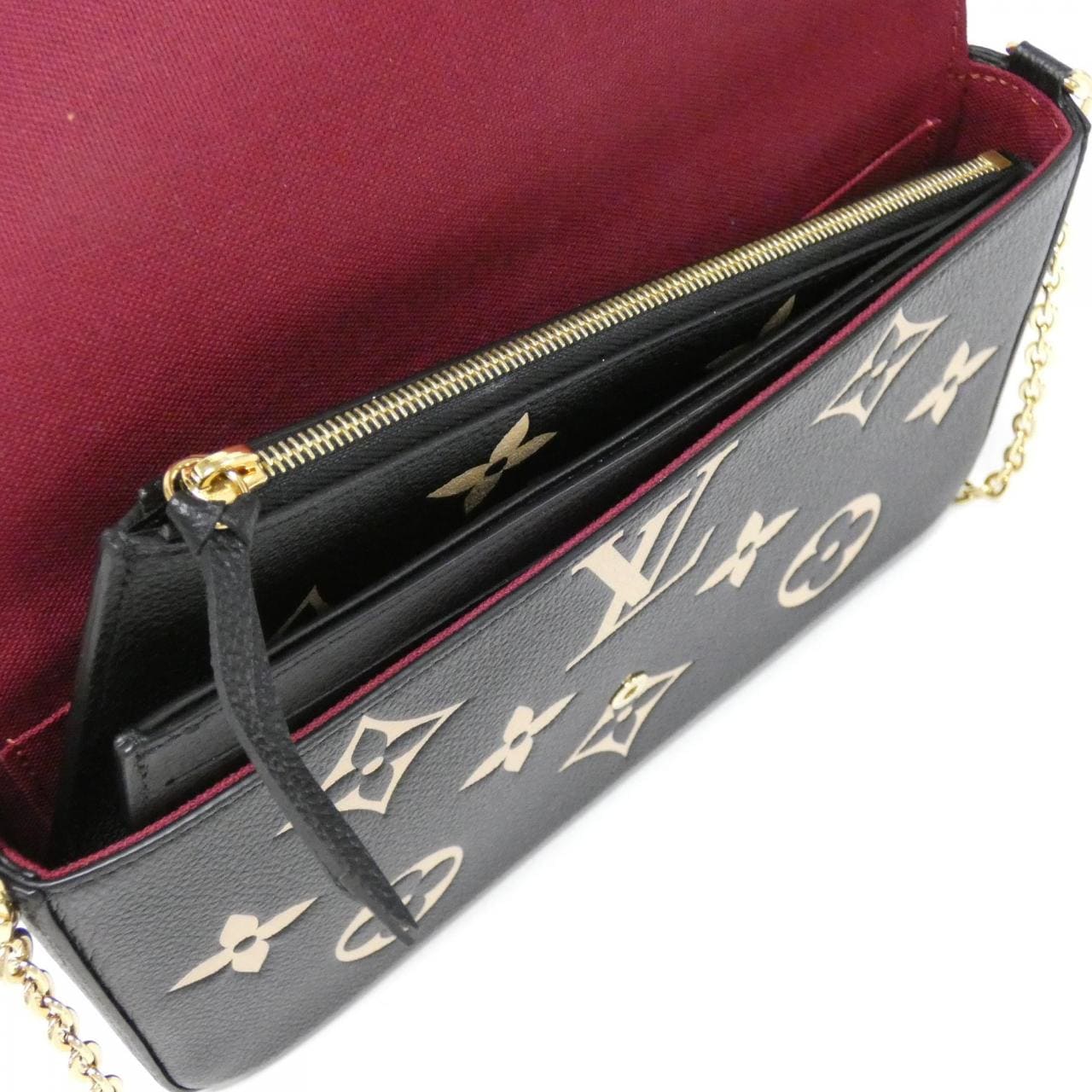 バイカラー モノグラム アンプラント ポシェット フェリシー M80482 ショルダーバッグ