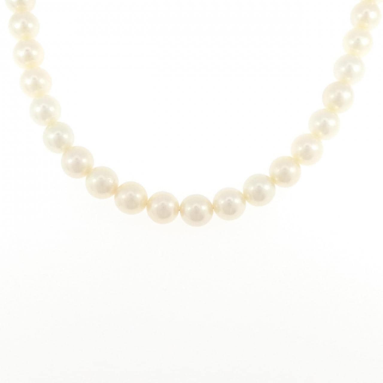 シルバークラスプ アコヤパール ネックレス 8-8.5mm