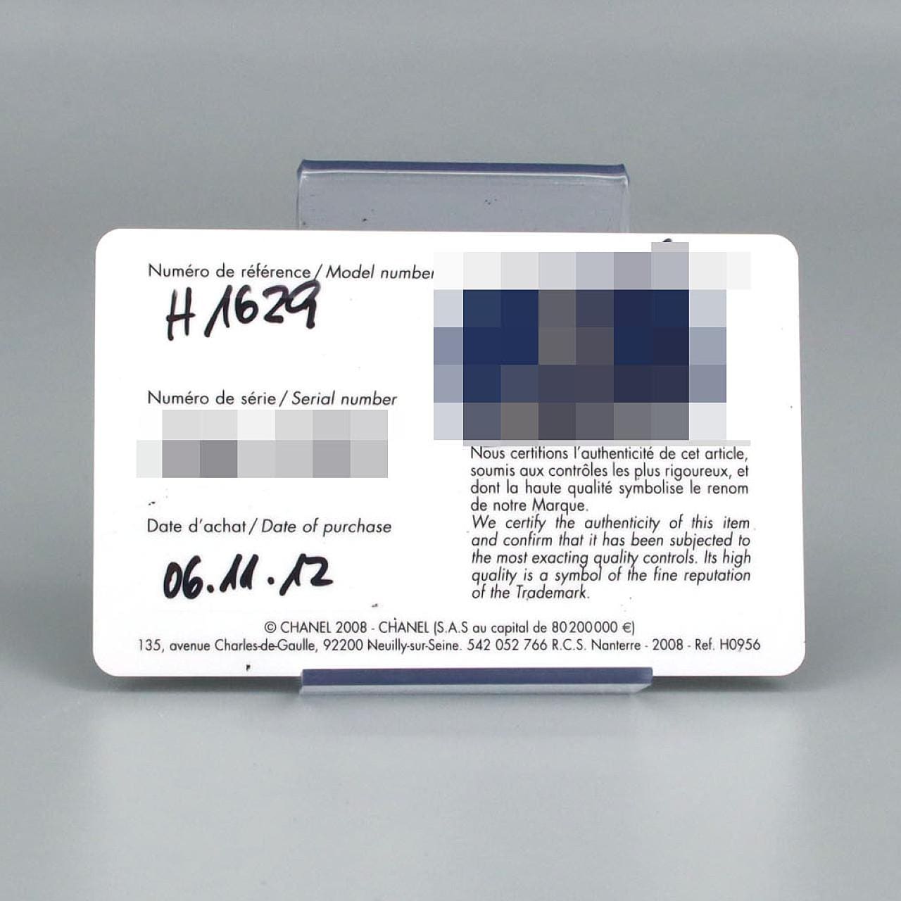 シャネル J12 38mmセラミック・12P H1629 セラミック 自動巻