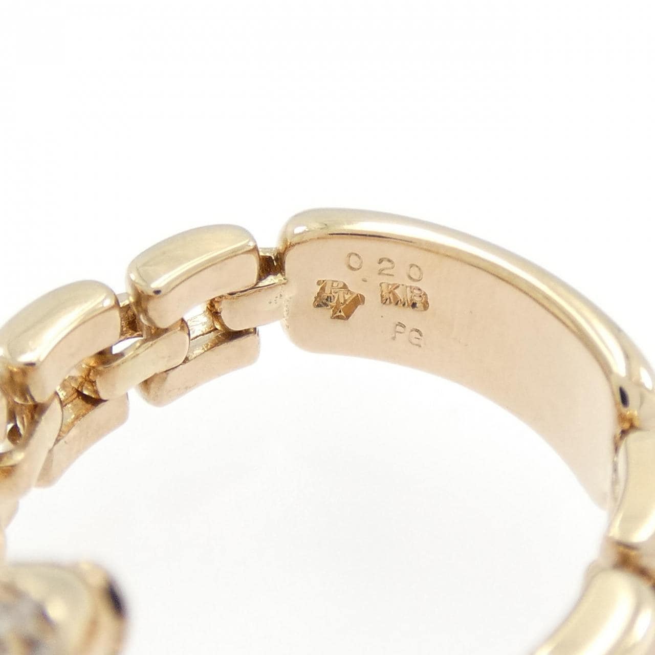 ポンテヴェキオ フラワー ダイヤモンド リング 0.20CT