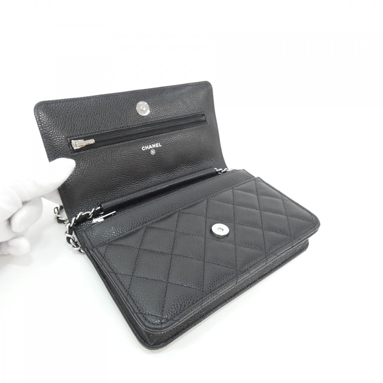 シャネル タイムレスクラシック ライン AP0250 チェーンウォレット