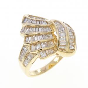 K18YG ダイヤモンド リング 1.20CT
