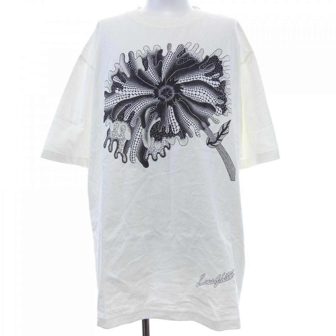 ルイヴィトン LOUIS VUITTON LV×YKサイケデリックフラワーレギュラーTシャツ HOY37WNPG 草間彌生 Tシャツ