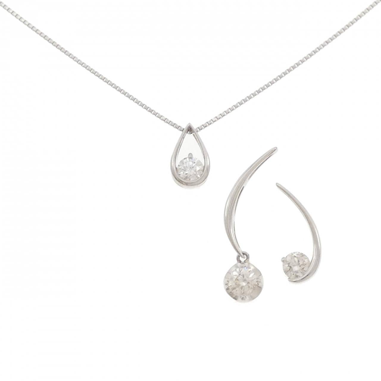 PT900/PT850 2WAY ダイヤモンド ネックレス 1.00CT