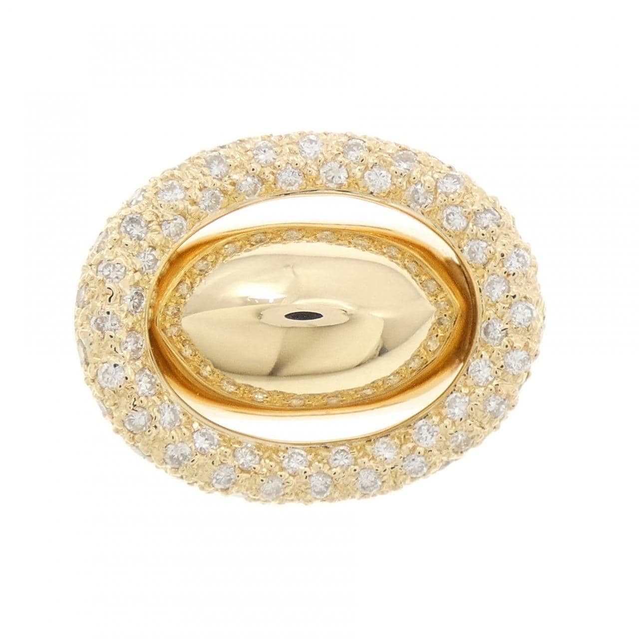 750YG ダイヤモンド リング 0.71CT