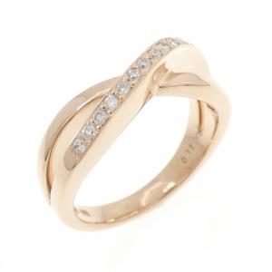 K18PG ダイヤモンド リング 0.11CT