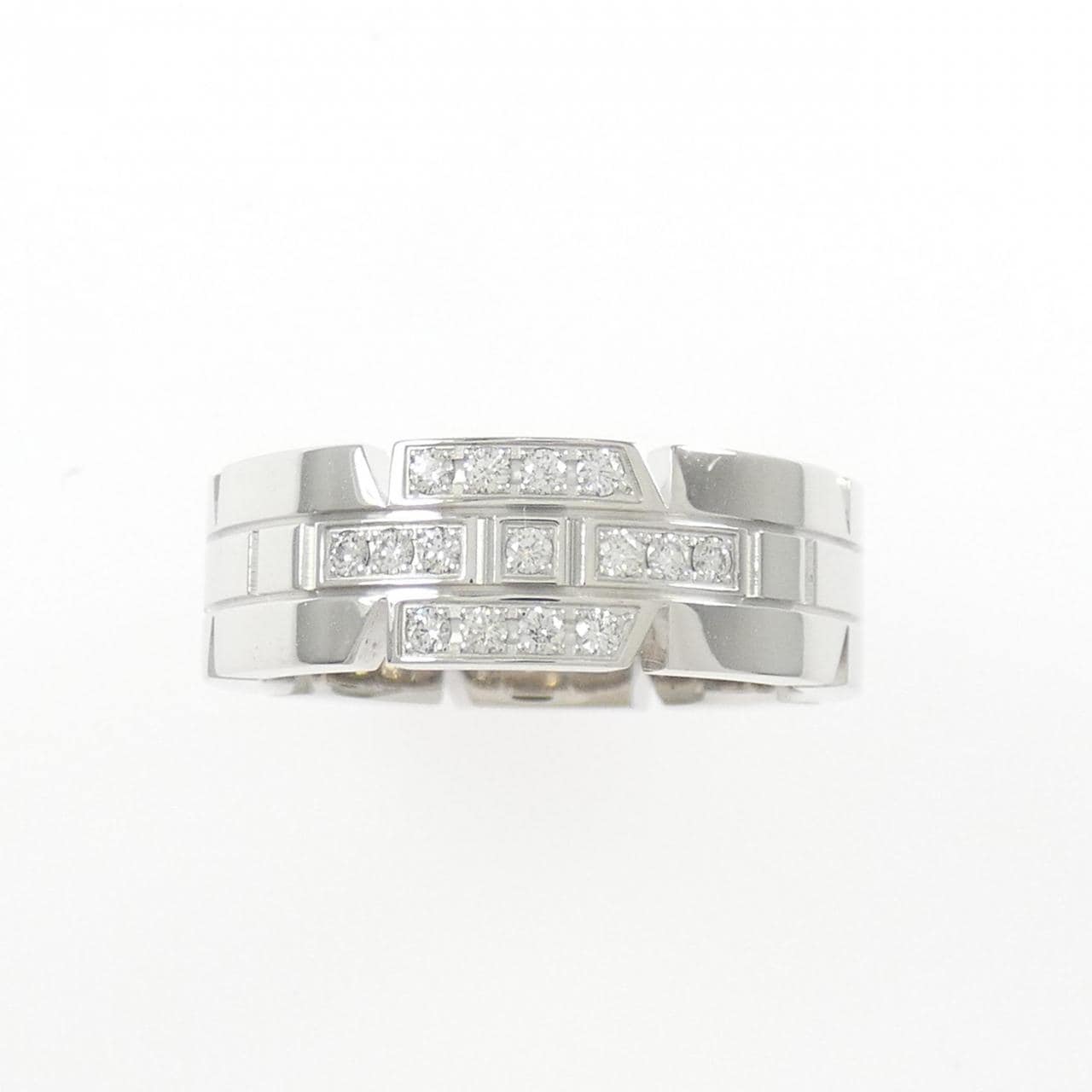 カルティエ タンクフランセーズ ハーフダイヤ リング