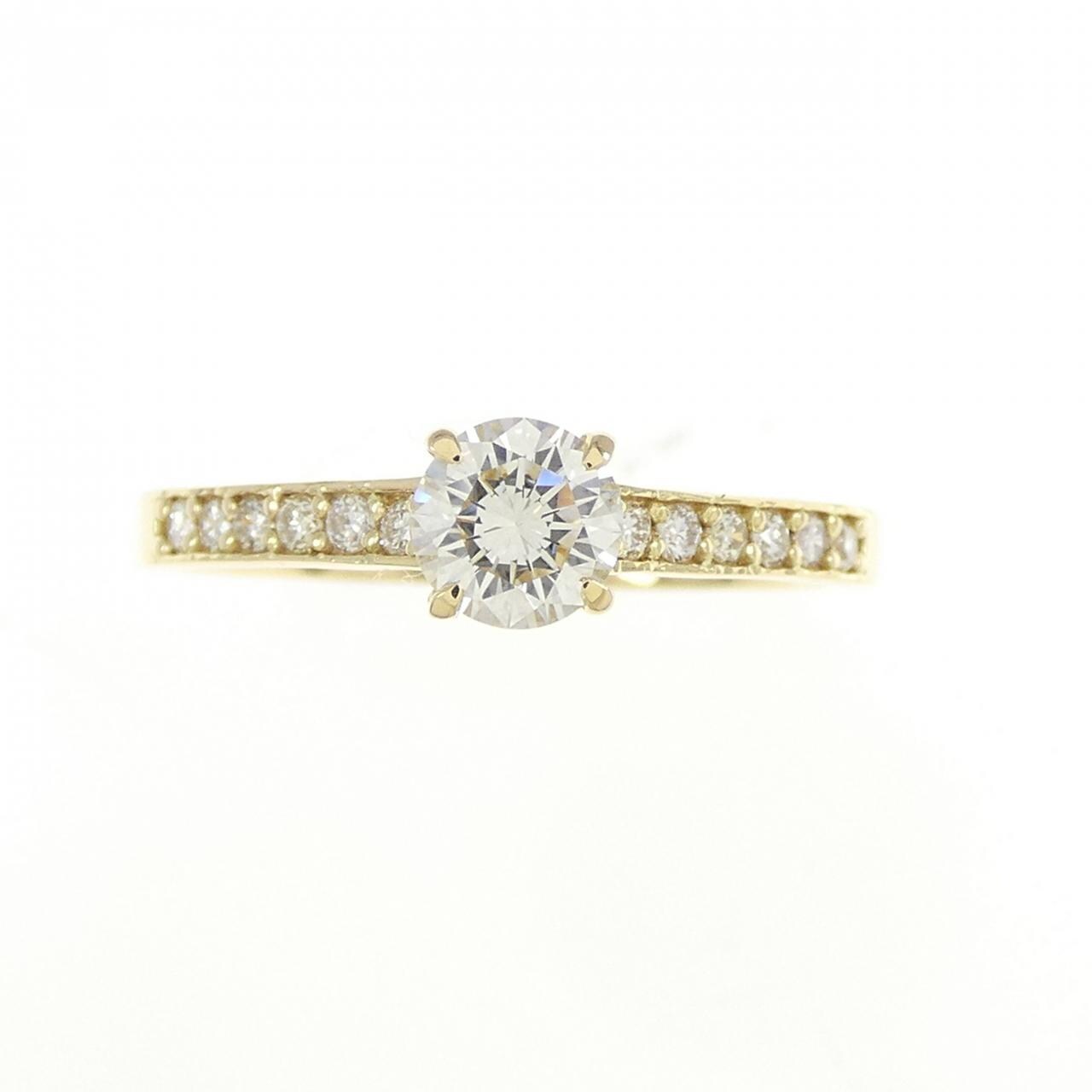 K18YG ダイヤモンド リング 0.368CT