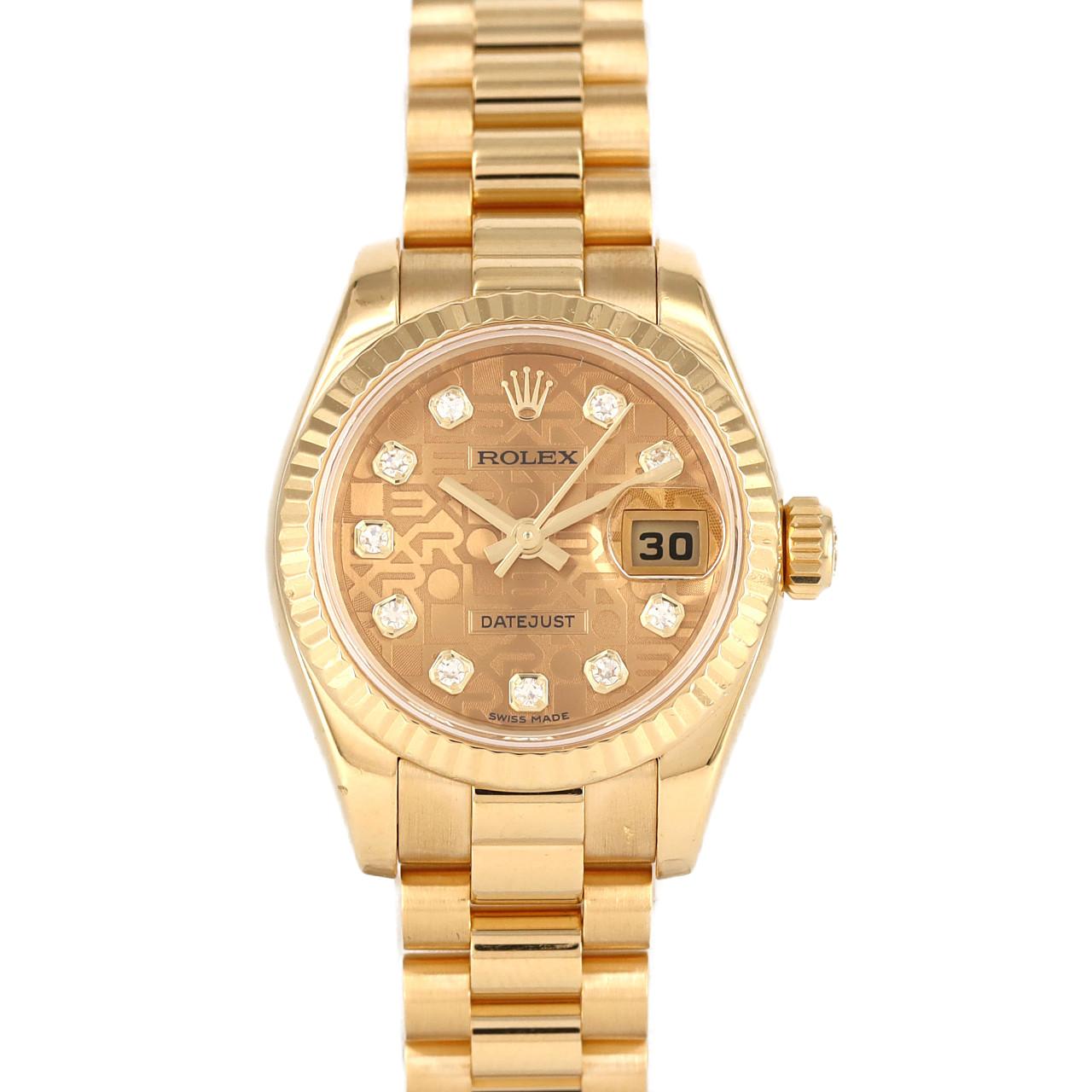 ROLEX Datejust 179178G 黃金自動上弦隨機編號