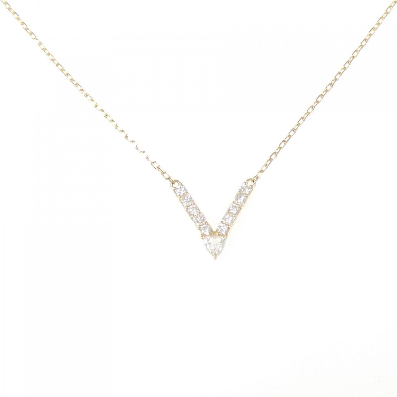 アーカー Vチェーン ネックレス 0.12CT
