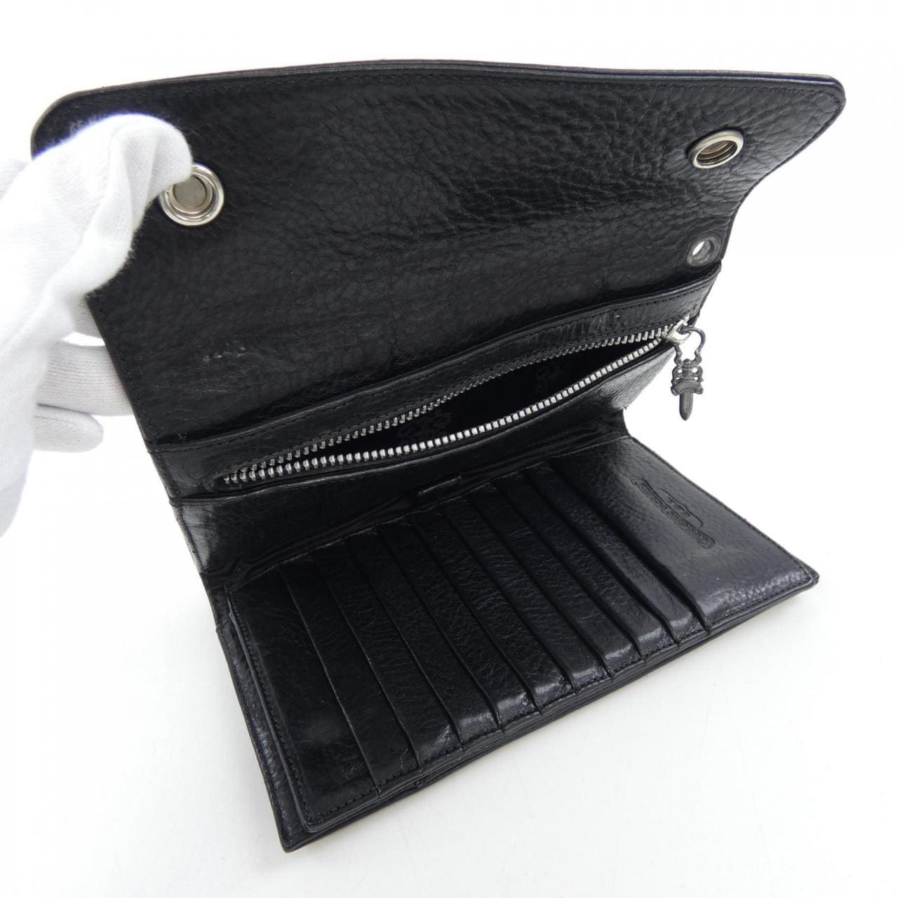 クロムハーツ CHROME HEARTS WAVE CROSS BTN　ウェーブ クロスボタン 2246 304 0501 0900 WALLET