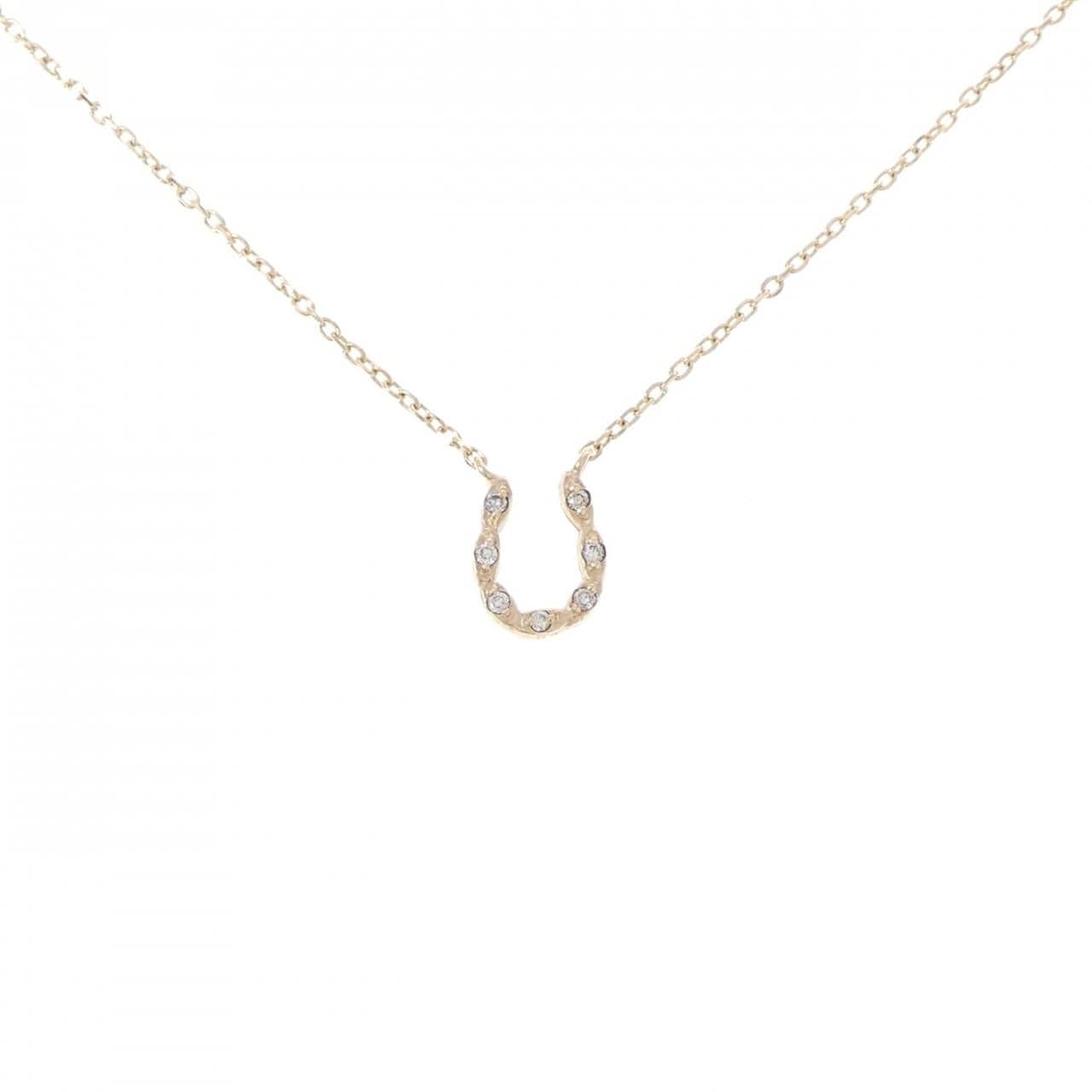 アガット ダイヤモンド ネックレス 0.03CT