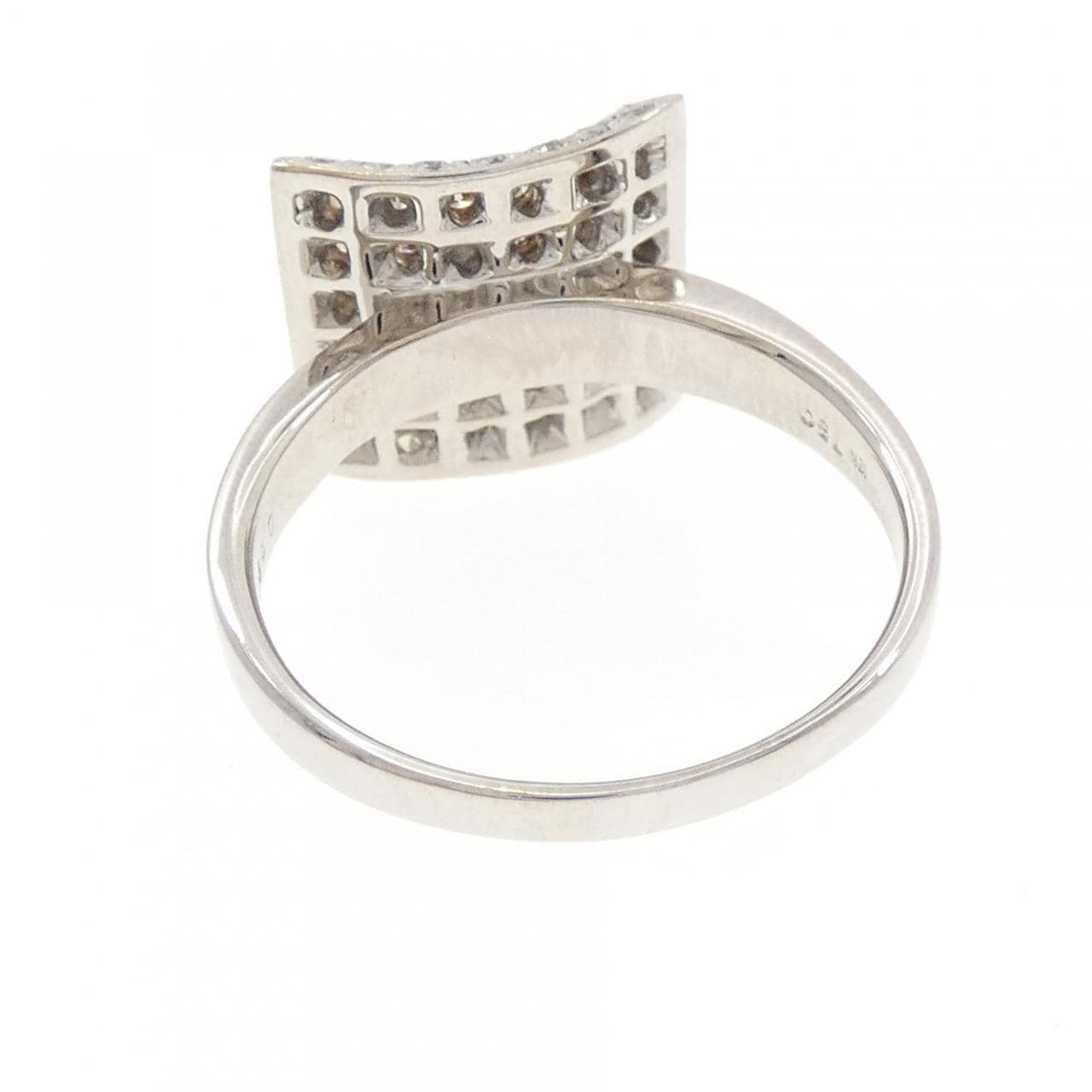 750WG ダイヤモンド リング 0.92CT