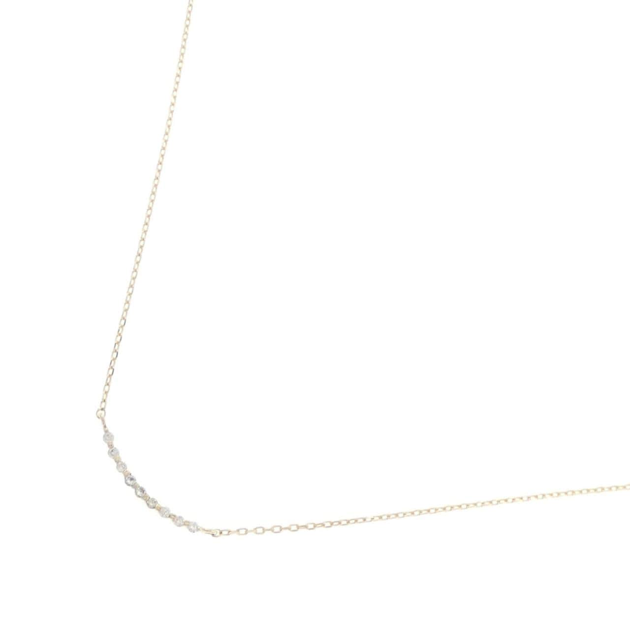 シエナ ロゼ ダイヤモンド ネックレス 0.02CT