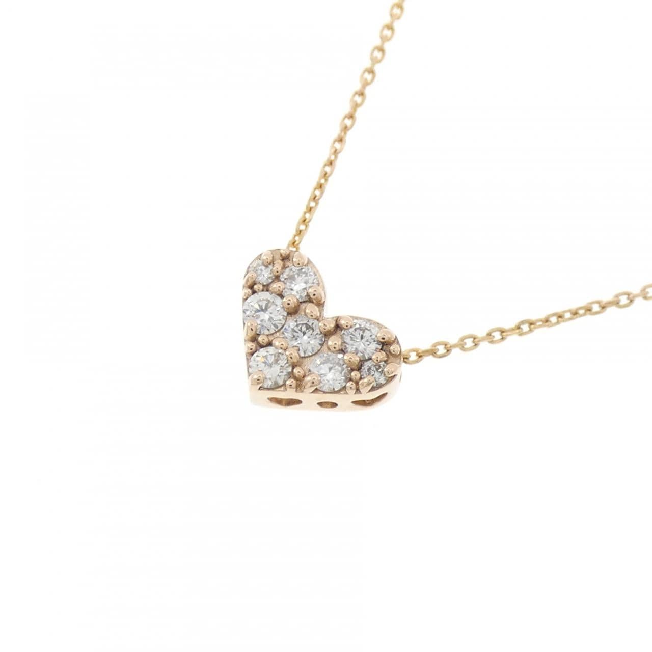 ポンテヴェキオ ハート ネックレス 0.20CT