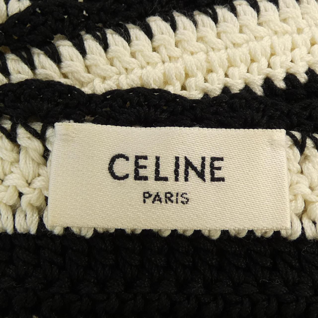 セリーヌ CELINE トリオンフ ストラインプ クロシェー クロップトップ 2AE9R720X タンクトップ