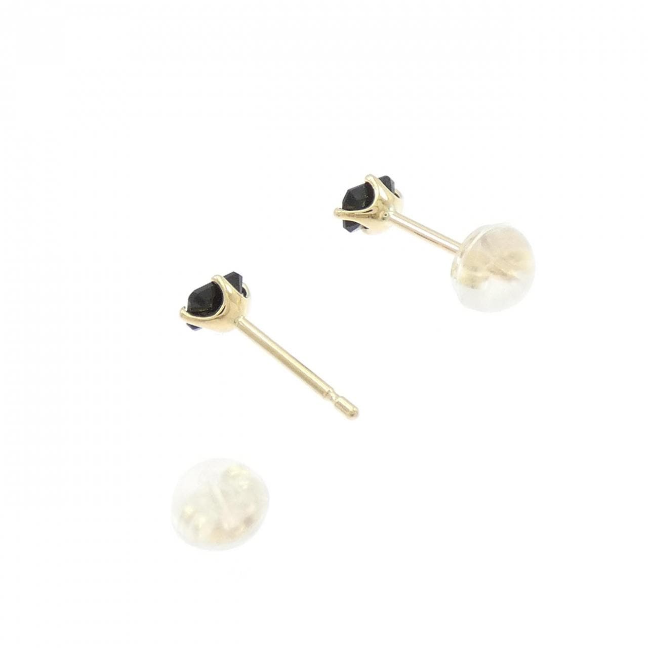 K18YG オニキス ピアス