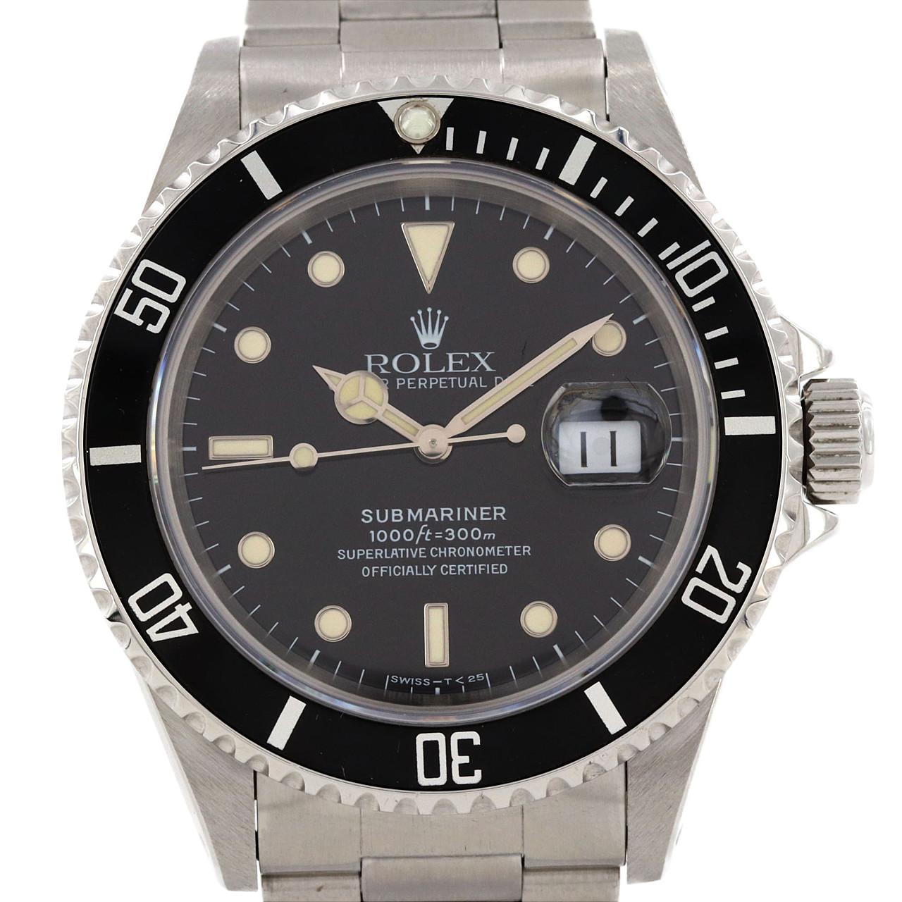 ROLEX Submariner Date 16610. SS自動上弦U 號