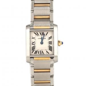 カルティエ タンクフランセーズSM コンビ W51007Q4 SSxYG クォーツ