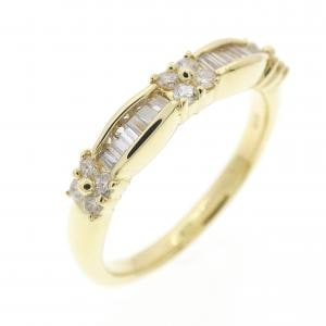K18YG ダイヤモンド リング 0.35CT