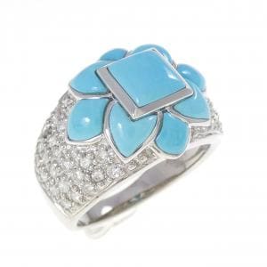 K18WG ターコイズ リング