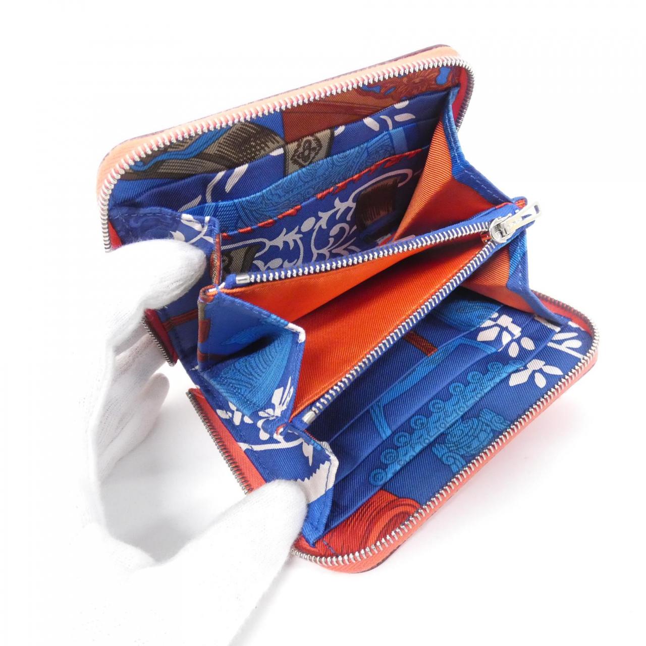 エルメス ETRIERS REMIX シルク イン コンパクト 082355CK 財布