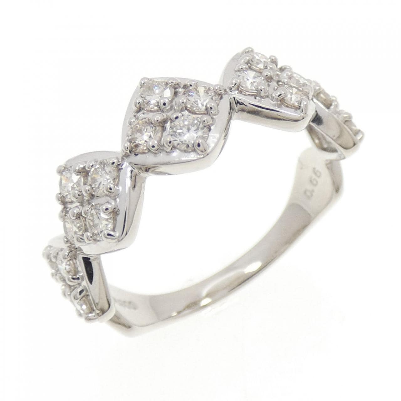 PT900 ダイヤモンド リング 0.66CT