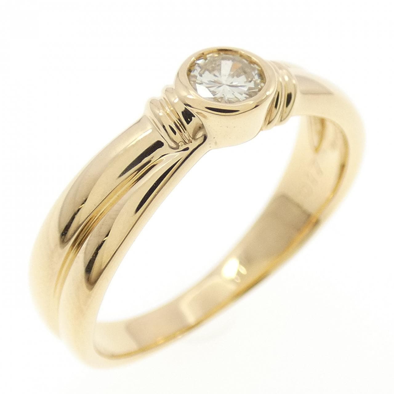 K18YG ダイヤモンド リング 0.17CT