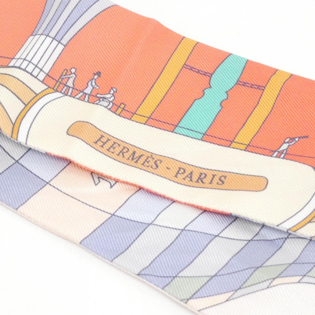エルメス LES FOLIES DU CIEL ツイリー 061722S スカーフ