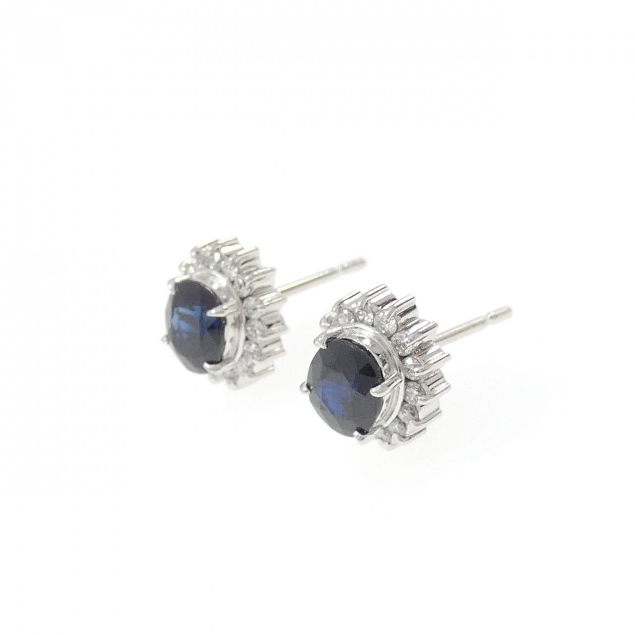 PT900 サファイヤ ピアス 1.86CT