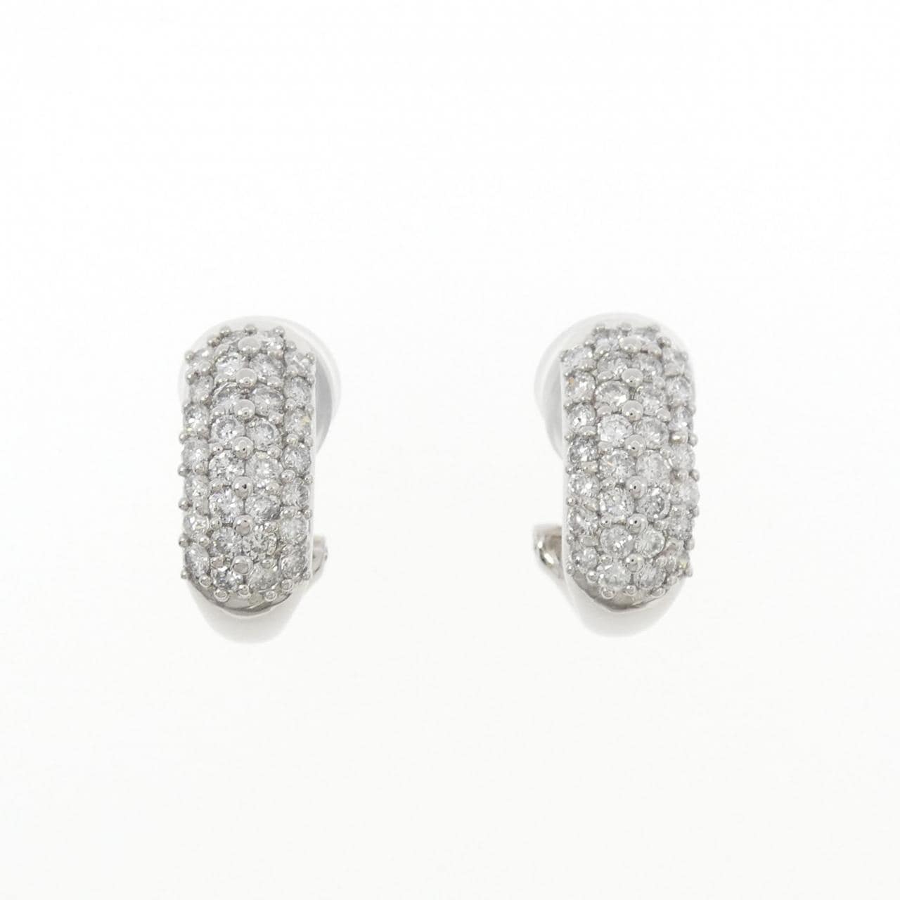 PT Pave Diamond Earrings 1.00CT