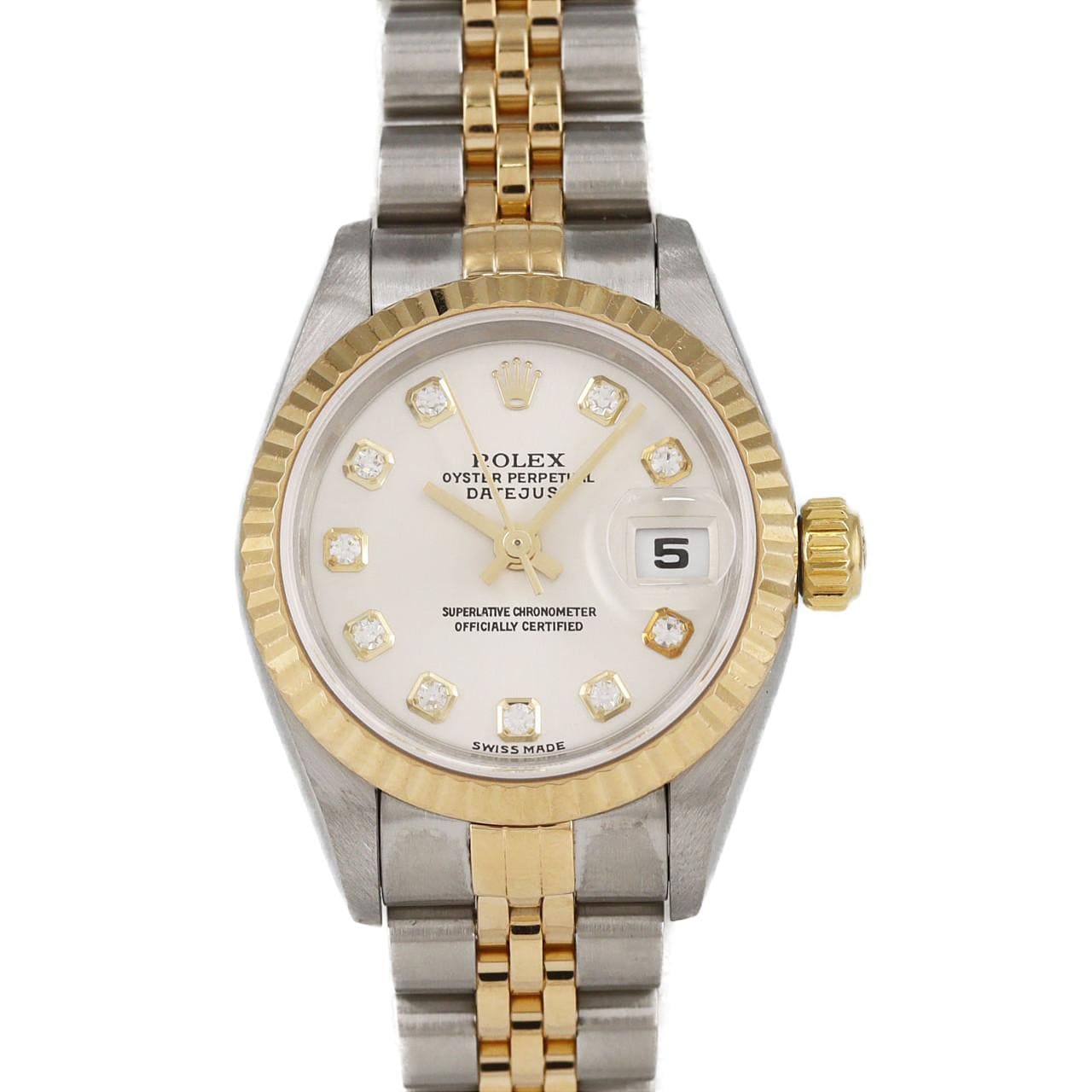 ロレックス デイトジャスト 79173G SSxYG 自動巻 Y番