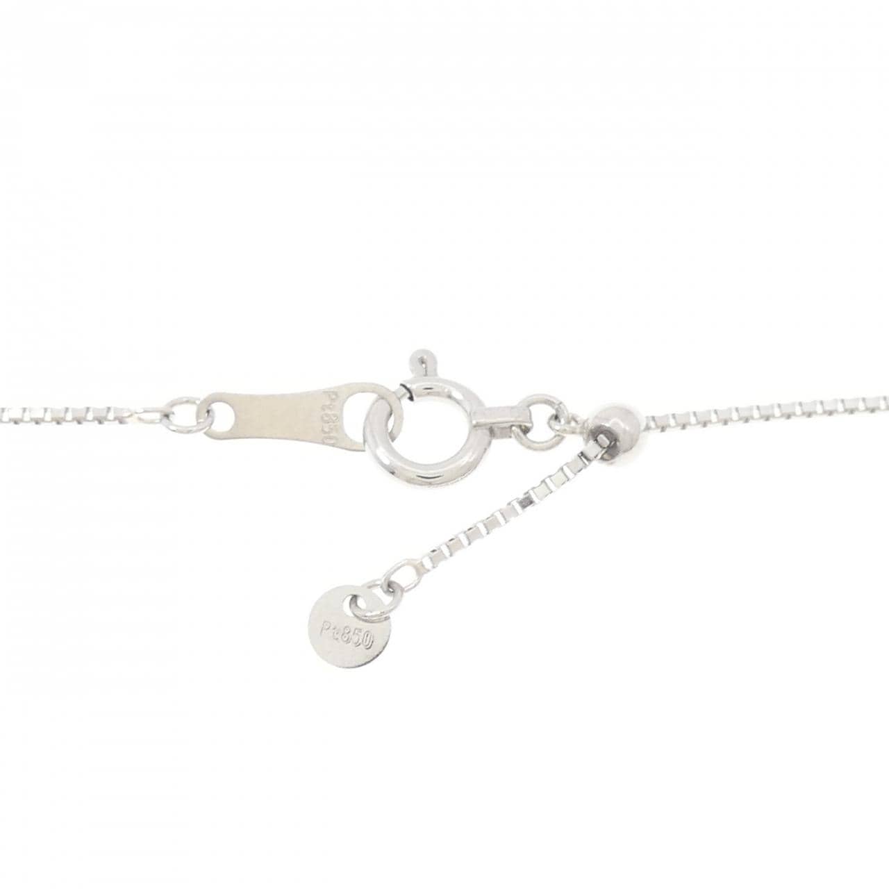 PT900/PT850 ルビー ネックレス 1.06CT